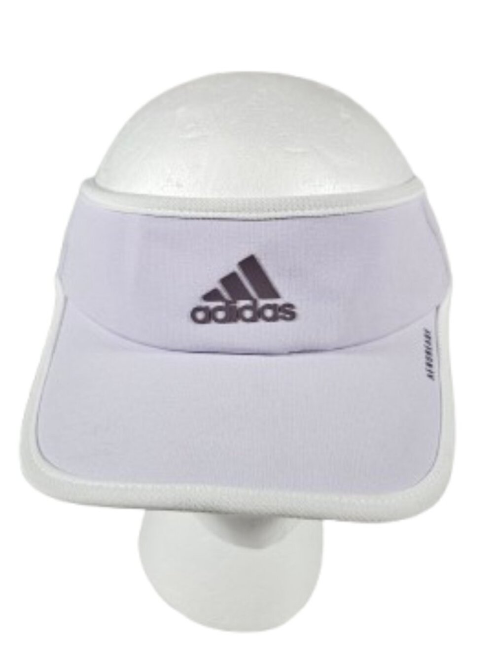 Adidas Visor Gray Light Purple Aeroready Women's One Size Hat